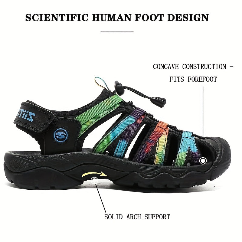 Womens Hiking Sandals Closed Toe Outdoor Walking Sandals Lightweight EVA