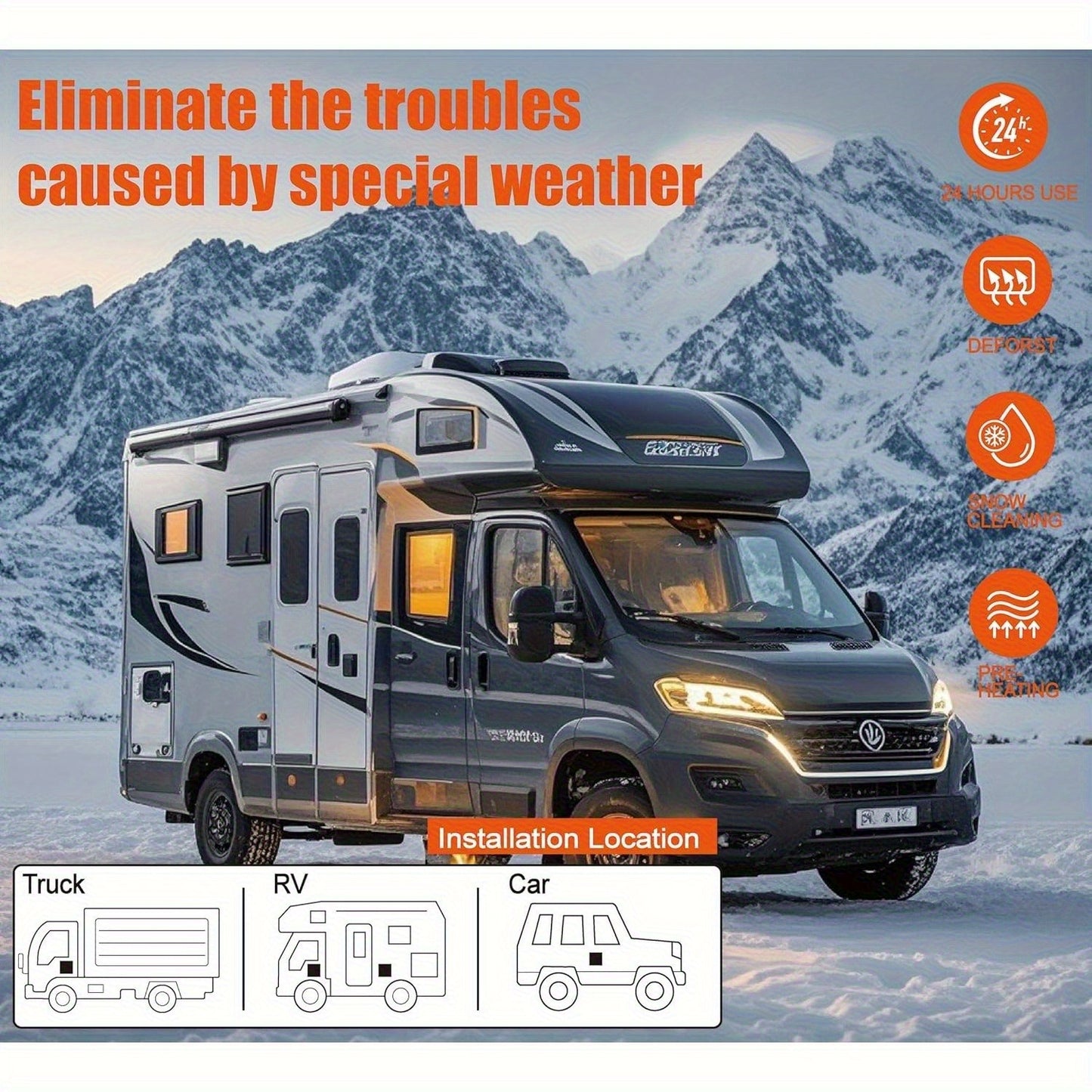 WIPPRO Diesel Heater All In One 8KW 12V LCD Display