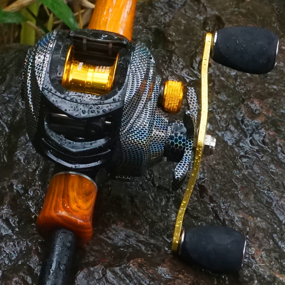 Lingkun Ultra Lightweight Baitcasting Reel With Smooth Drag System