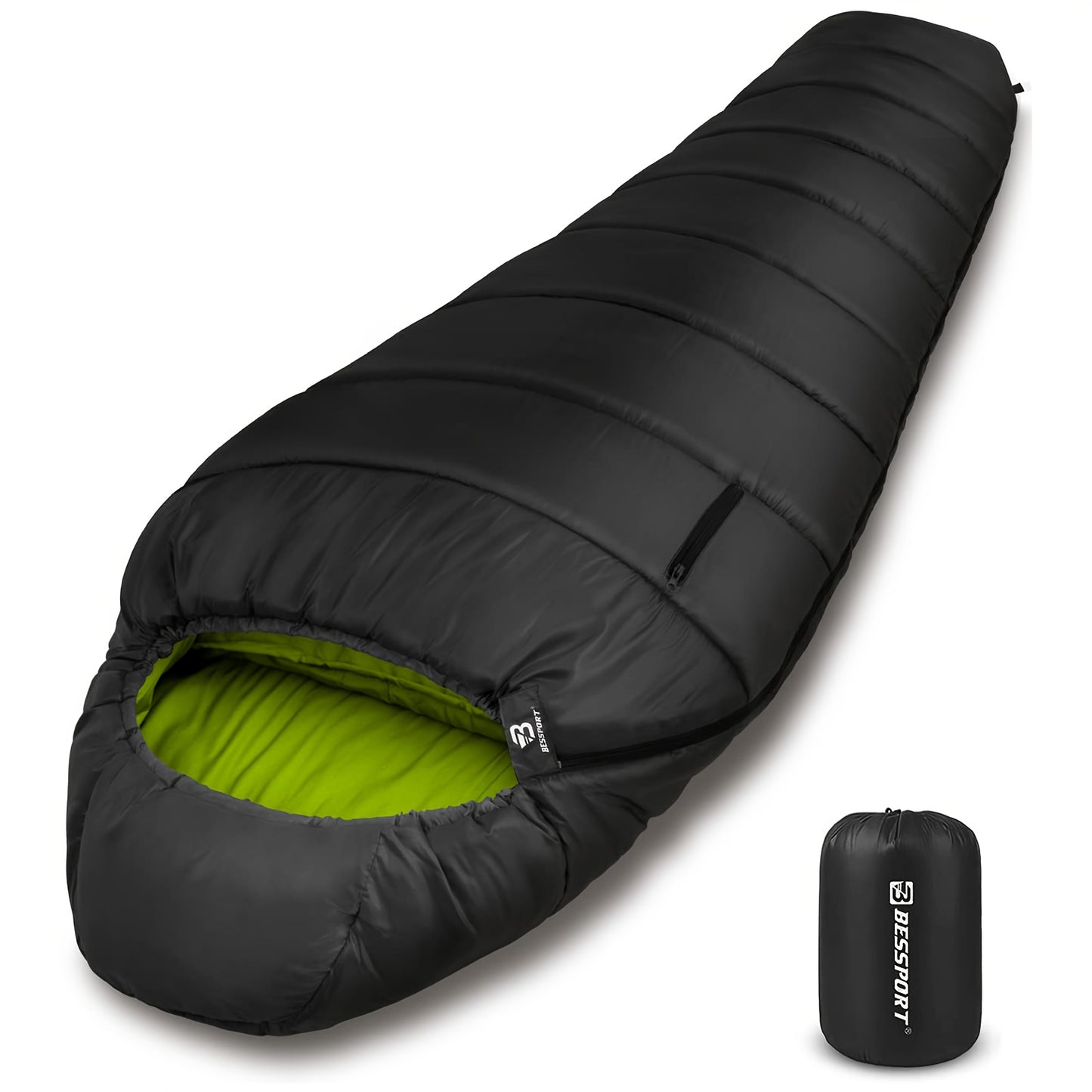 Bessport Mummy Sleeping Bag Extreme 3-Season For Adults