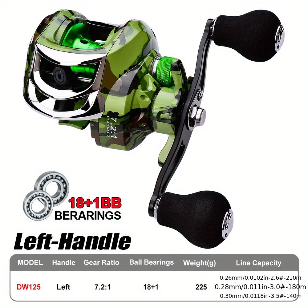 High Efficiency strong drag Metal baitcasting Reel