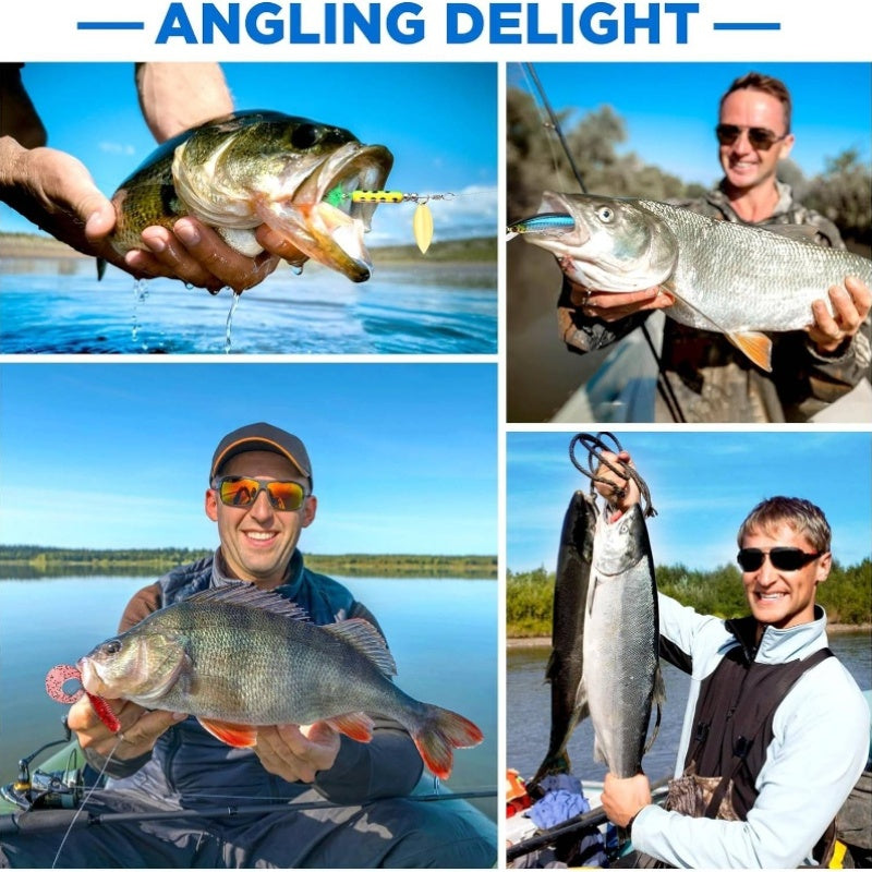 137pcs Fishing Lures and 397pcs Fishing Accessories Kit | Hooks, Weights, Other Accessories, Bait Lure Gear Kit for Men, Bass, Freshwater and Saltwater Compatible