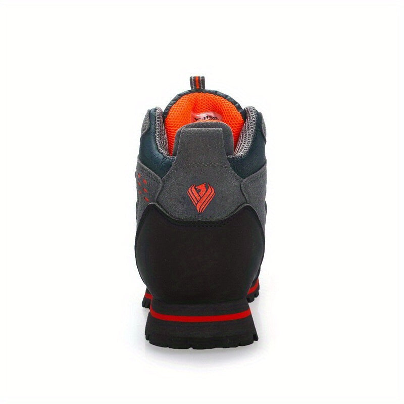 DWZRG Men's High-Ankle Hiking Boots All-Terrain Non-Slip Traction