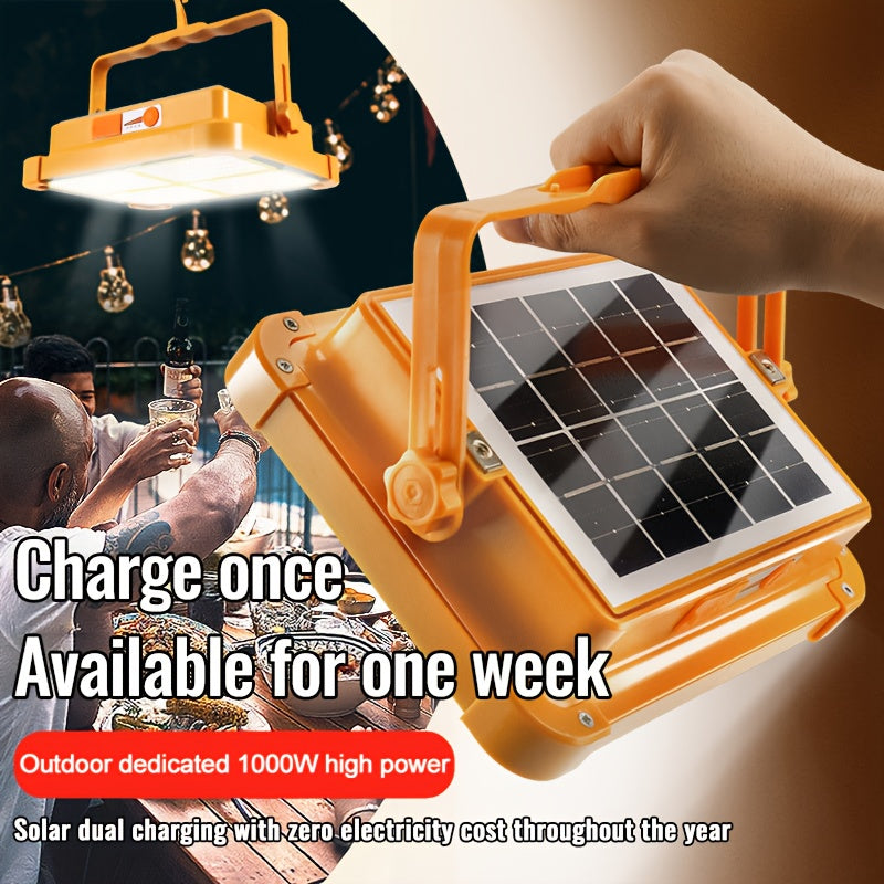 High Power Waterproof Handheld Camping Light USB Rechargeable 180 Rotatable