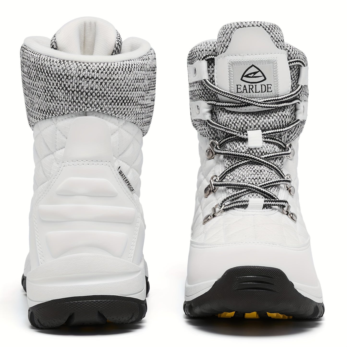 EARLDE Women's Waterproof Winter Snow Boots Lightweight Anti Slip Warm