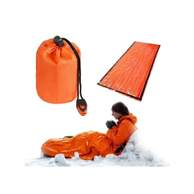 Thickened Reversible Survival Blanket for Camping and Mountaineering