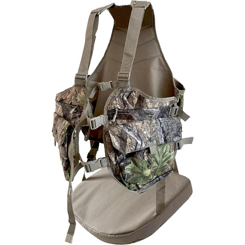 AUSCAMOTEK Camouflage Hunting Vest With Removable Seat Cushion