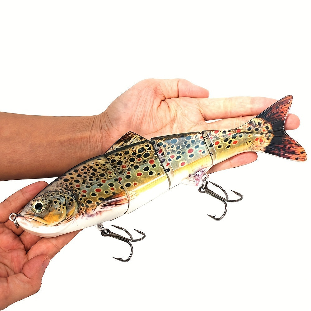 Heavy Duty Multi Segment Sinking Lure With Realistic Swimming Action