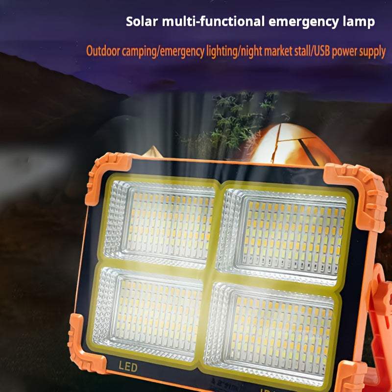 High Power Waterproof Handheld Camping Light USB Rechargeable 180 Rotatable