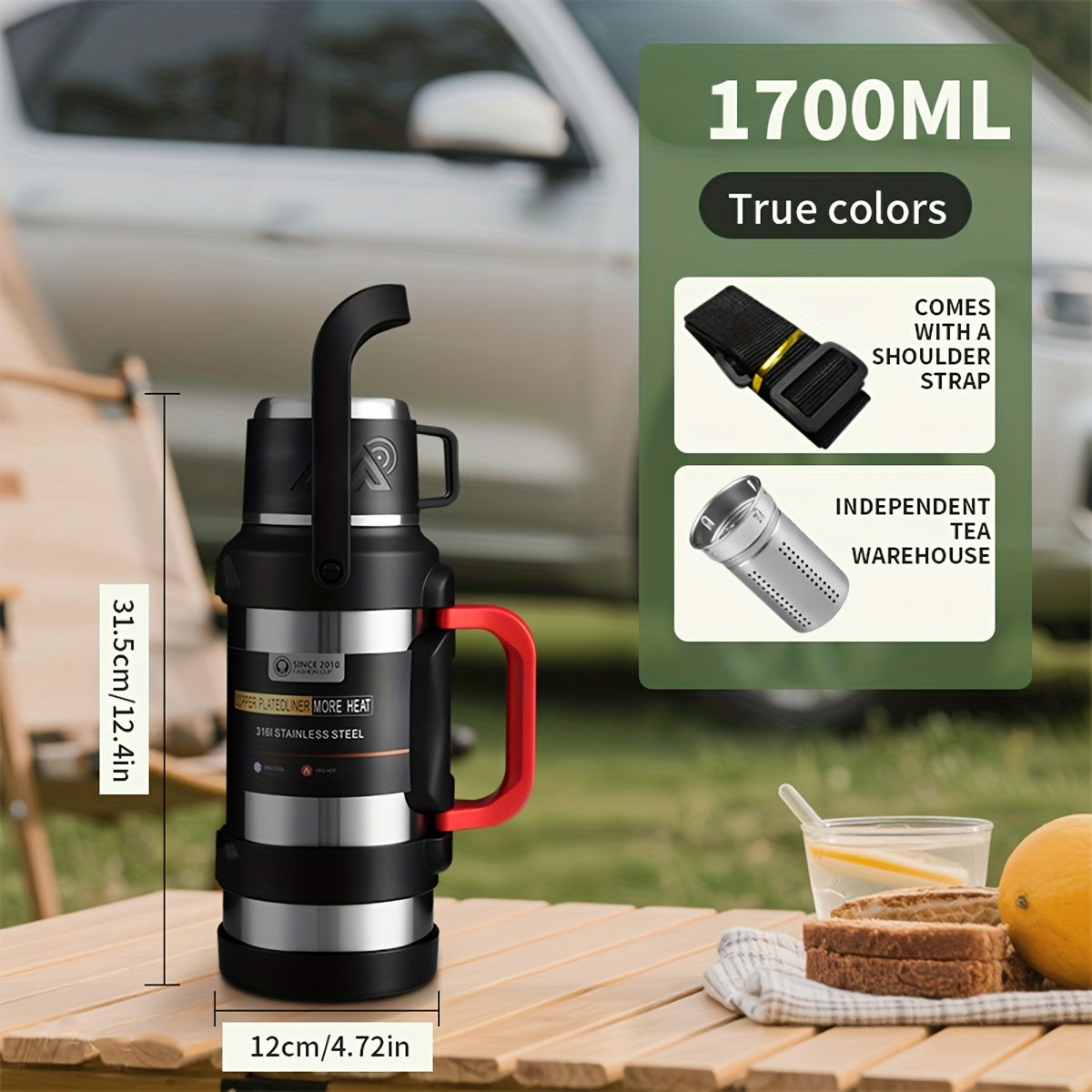 Insulated 316 Stainless Steel bottle For Outdoor Travel