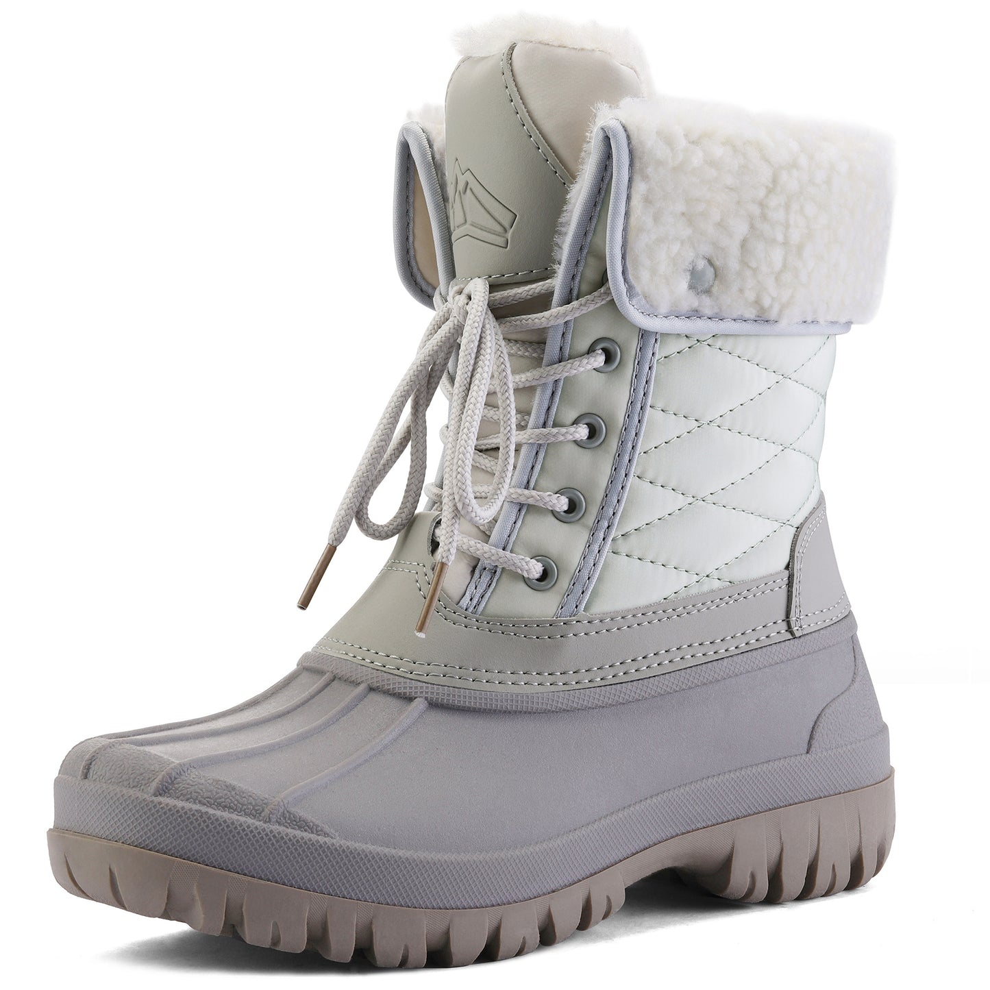 Women's Thermal Snow Boots Non Slip Mid Calf Rubber Sole