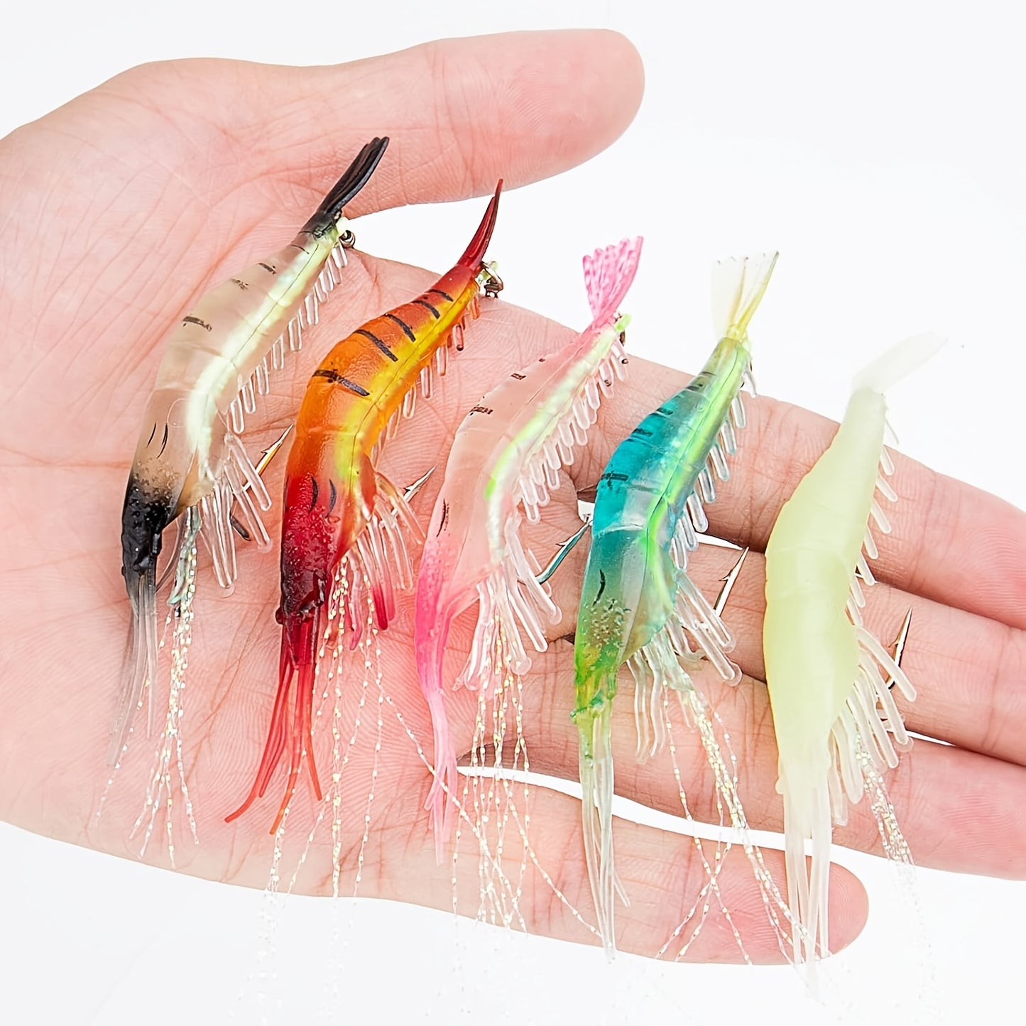 Amacure Fisch Realistic Biomimetic Shrimp Lure Set For Fishing