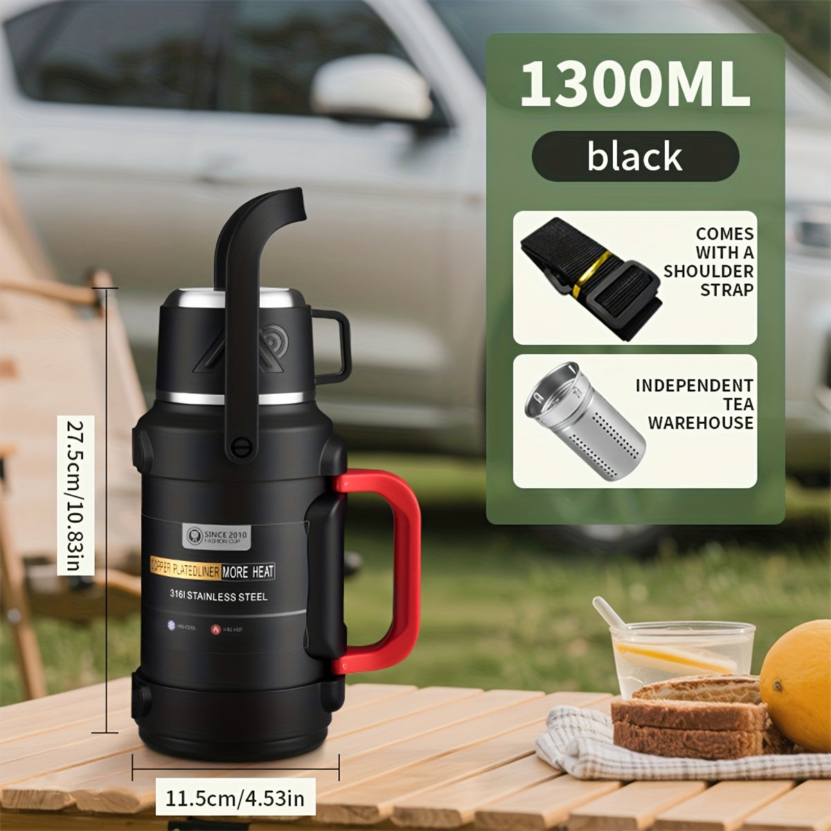 Insulated 316 Stainless Steel bottle For Outdoor Travel