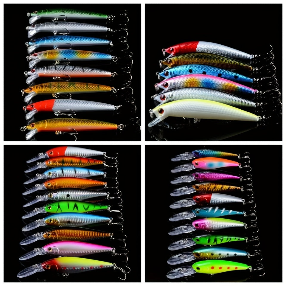 Bionic Lure Set Minnow Lures for Saltwater and Freshwater Fishing