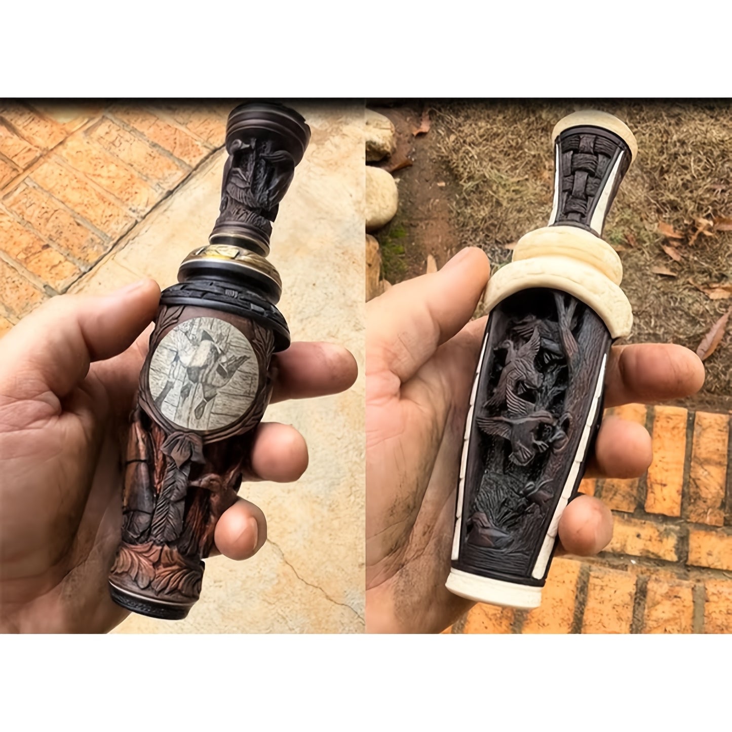 Hand Carved Realistic Duck Hunting Call For Waterfowl Enthusiasts
