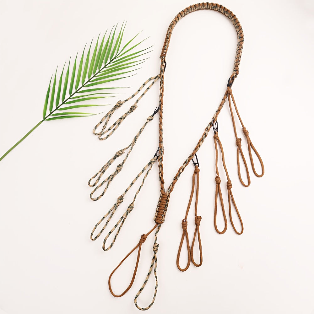 Outdoor Equipment Handcrafted Duck Call Lanyard Multi-Loop