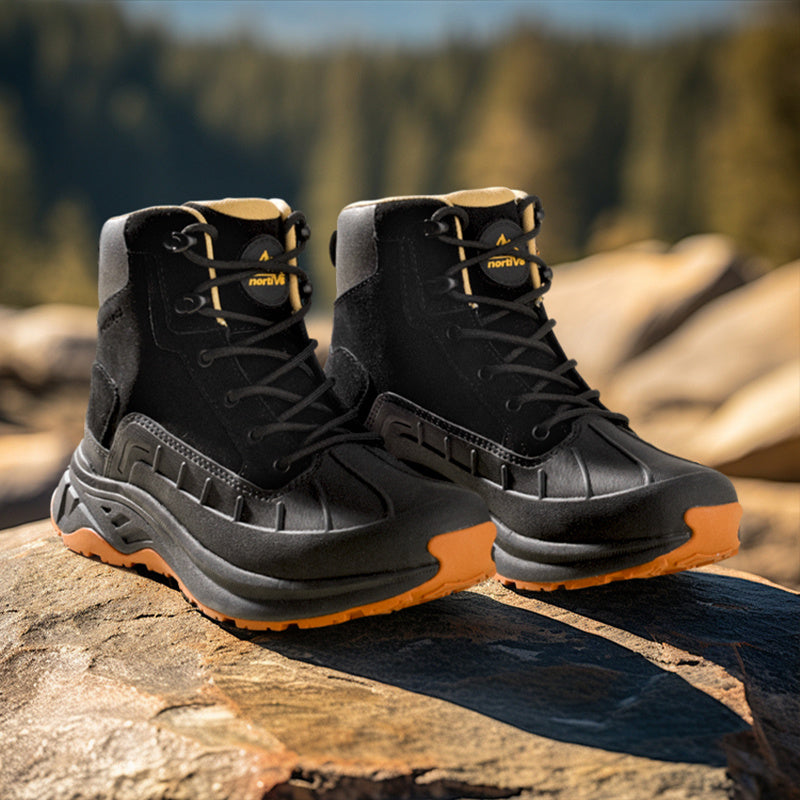 NORTIV 8 Wide Version Women's Waterproof, Durable and Slip Resistant Hiking Boots Lightweight & Breathable Outdoor Trekking Camping Trail Hiking Boots