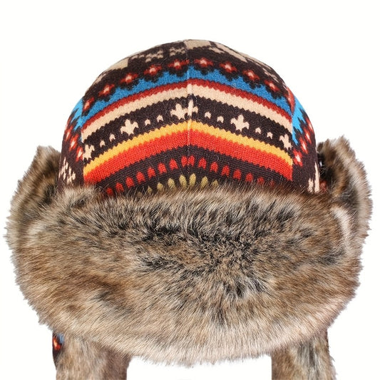 Unisex Winter Hat With Fast Buckle For Outdoor Use