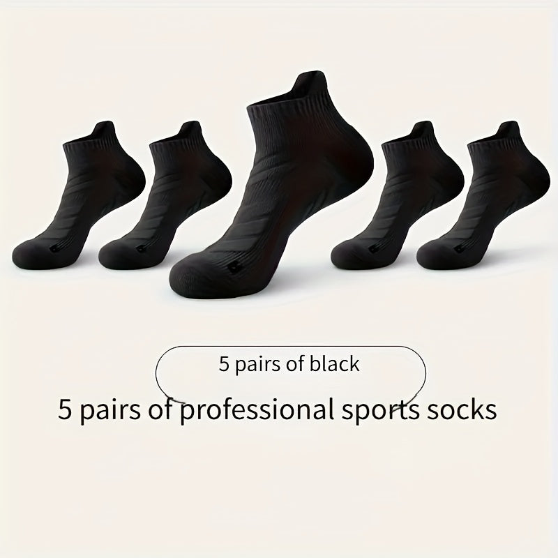 Men's Sports Socks Pack With Ankle Support For Running Basketball