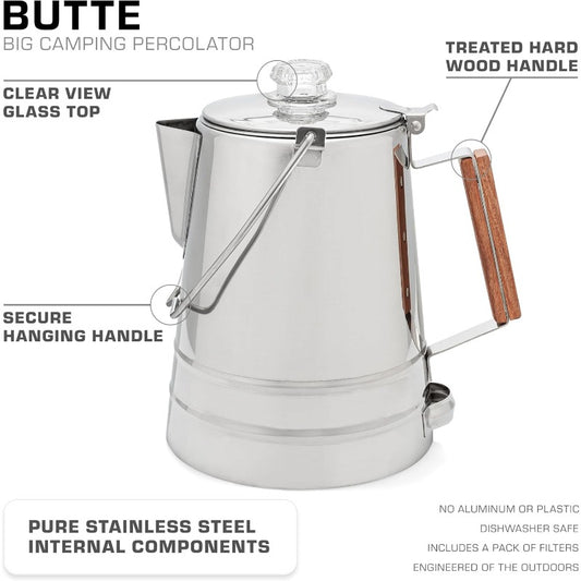 Coletti Butte Coffee Percolator for Camping