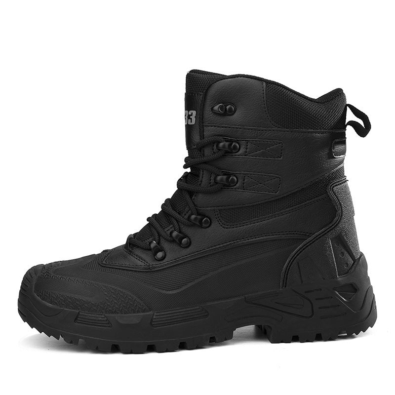 Military Style Tactical Boots For Men Outdoor Hiking Desert Climbing
