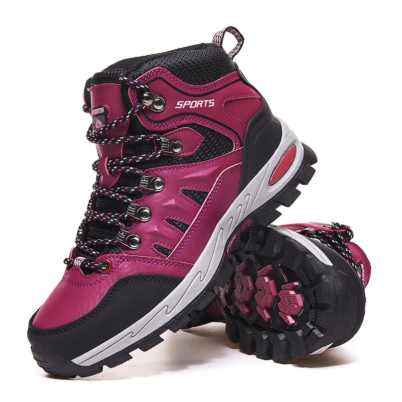 Unisex Hiking Shoes All Terrain Winter Ready Rugged Rubber Sole