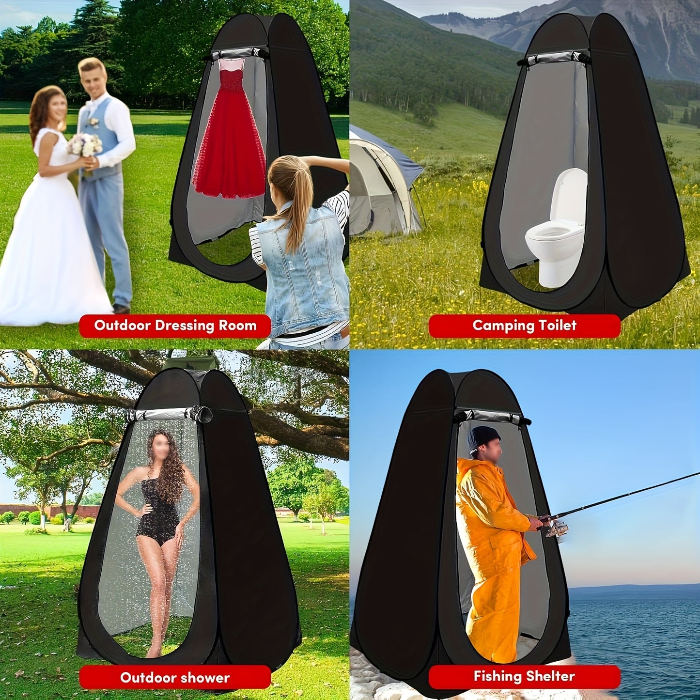 Outdoor Foldable Privacy Camping Shower Kit