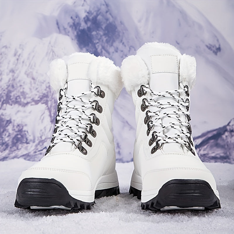 Cozy Warm Snow Boots Women High Top Outdoor Winter Footwear