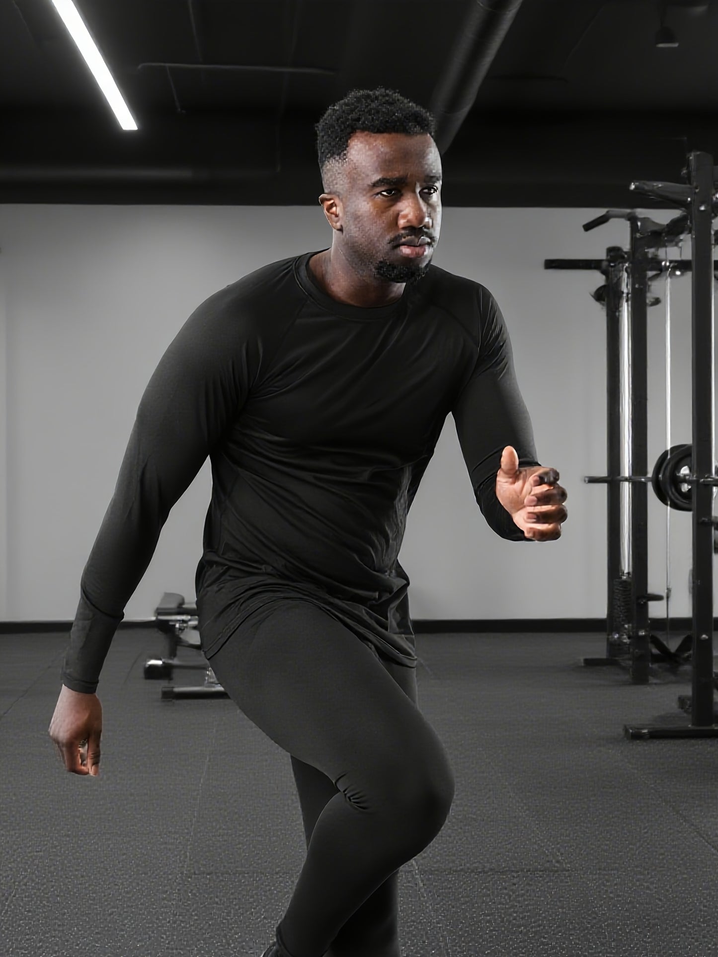 Men's Winter Compression Thermal Underwear Set With Quick Dry Fabric