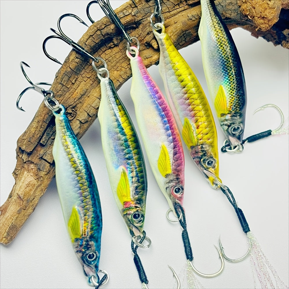 Amacure Fisch Sinking Lure Baits Set for Freshwater and Saltwater