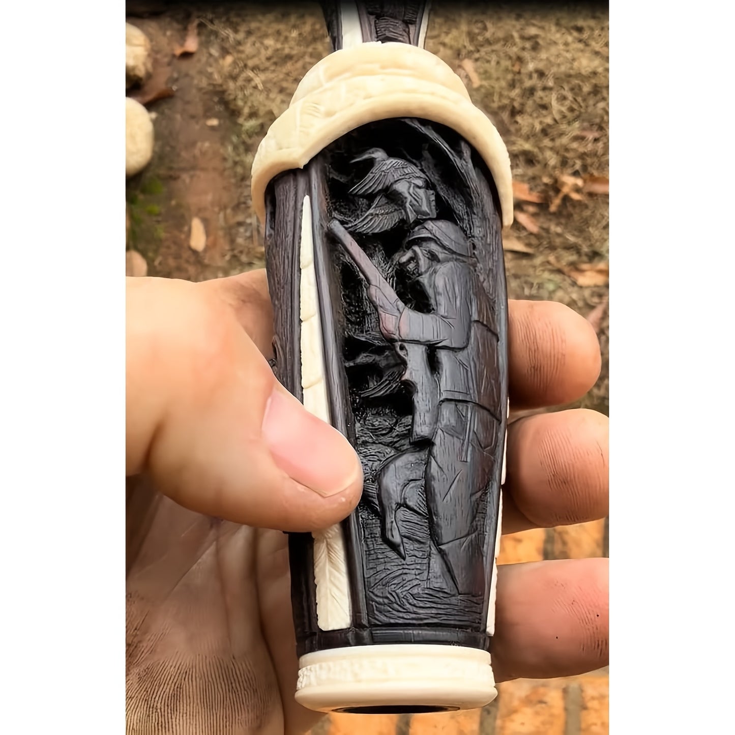 Hand Carved Realistic Duck Hunting Call For Waterfowl Enthusiasts