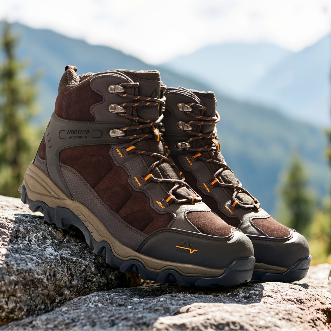 Men's Hiking Boots Outdoor Mid Trekking Mountaineering Shoes